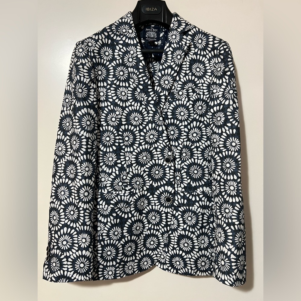 NWT 40R Floral Patterned Blazer The Savile Row Corinthia